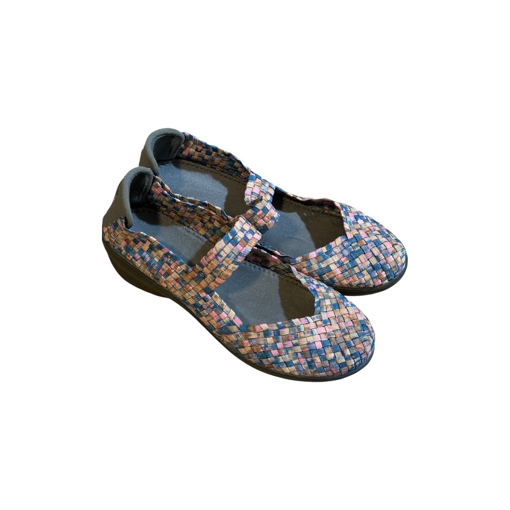 Cobb Hill Mantra Mary Jane Shoes Womens 9 Multi Color Woven Comfort Walking